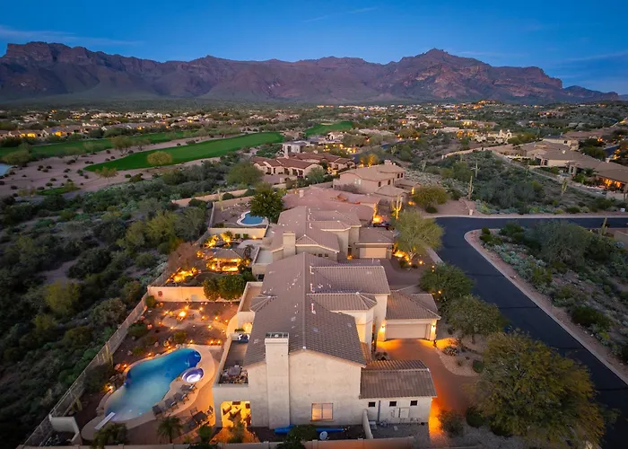 Mountain Viewsgame Roomtheaterpoolspa Holiday home Gold Canyon