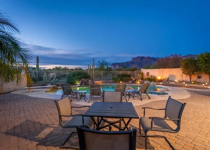 Mountain Viewsgame Roomtheaterpoolspa Holiday home Gold Canyon